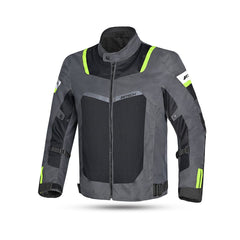 R-TECH SPIRAL MESH GIACCA MOTO ESTIVA TESSUTO UOMO GRIGIO NERO VERDE 