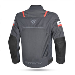 R-TECH SPIRAL MESH GIACCA MOTO UOMO GRIGIO NERO ROSSO 