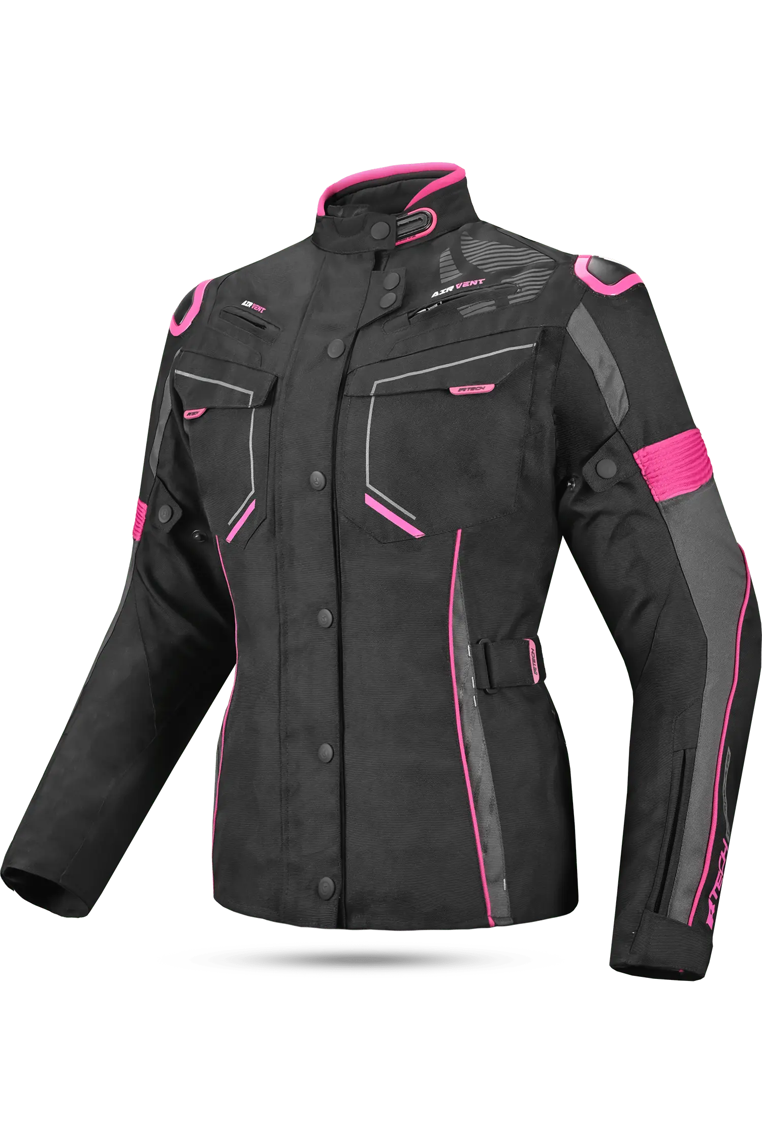 R-TECH KNIGHT RIDER 3IN1 LADY (Long) Nero/Fucsia. 