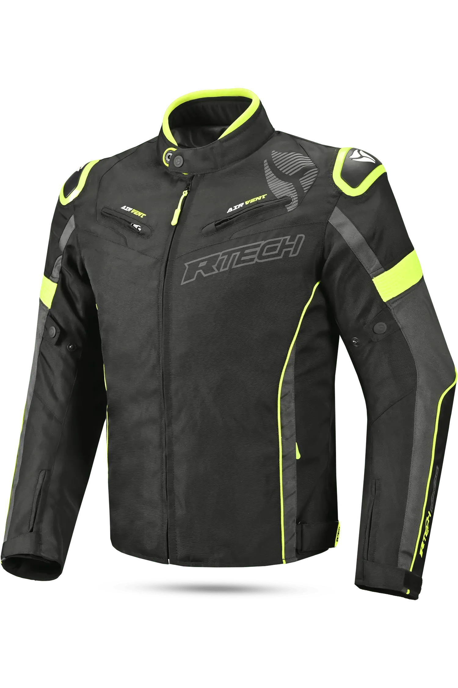 R-Tech Knight Rider Short Tre strati -Nero/Antracite/Giallo Flu 