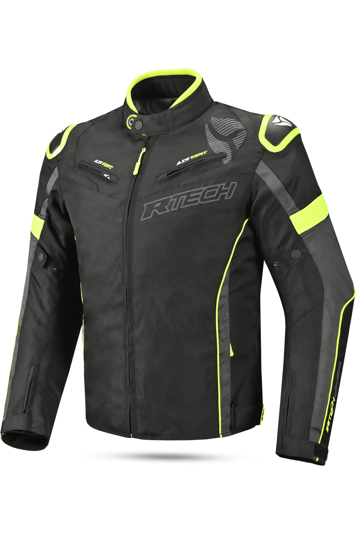 R-Tech Knight Rider Short Tre strati -Nero/Antracite/Giallo Flu 