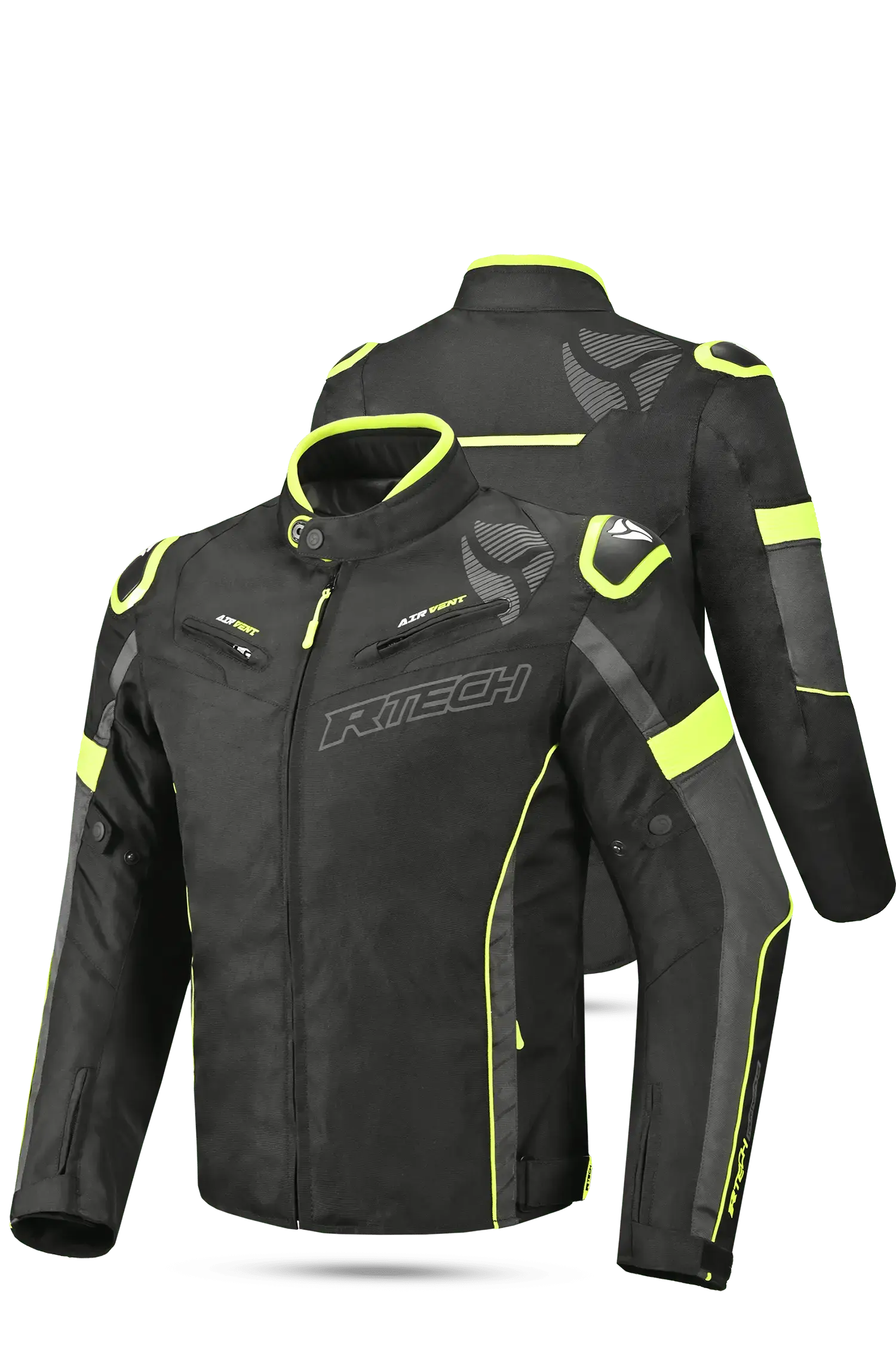R-Tech Knight Rider Short Tre strati -Nero/Antracite/Giallo Flu 