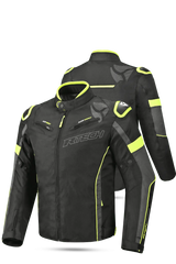 R-Tech Knight Rider Short Tre strati -Nero/Antracite/Giallo Flu 