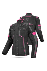 R-TECH KNIGHT RIDER 3IN1 LADY (Long) Nero/Fucsia. 