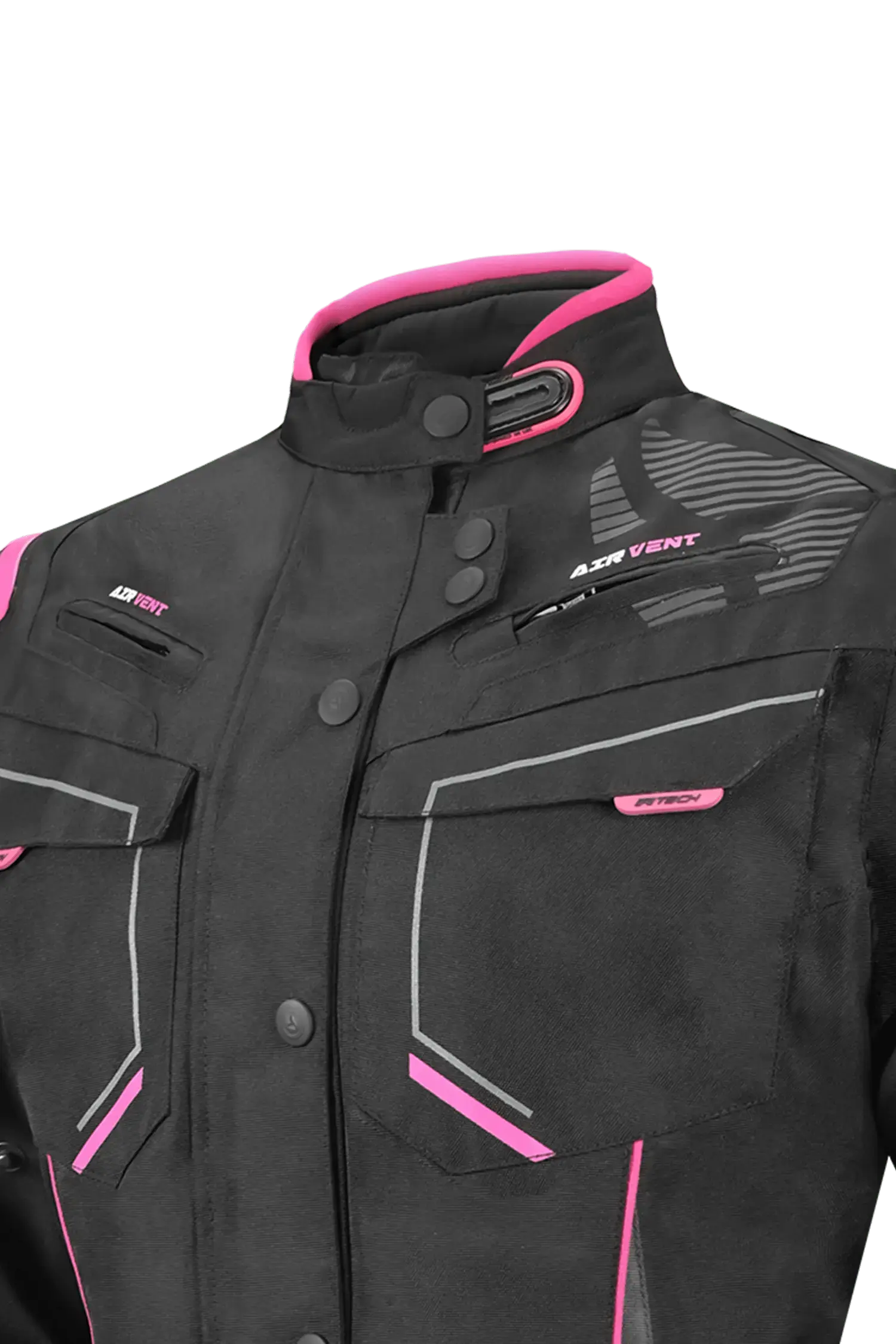 R-TECH KNIGHT RIDER 3IN1 LADY (Long) Nero/Fucsia. 