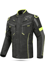 R-Tech Knight Rider Long Tre strati - Nero/Antracita/Giallo Flu 