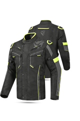 R-Tech Knight Rider Long Tre strati - Nero/Antracita/Giallo Flu 