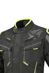 R-Tech Knight Rider Long Tre strati - Nero/Antracita/Giallo Flu 