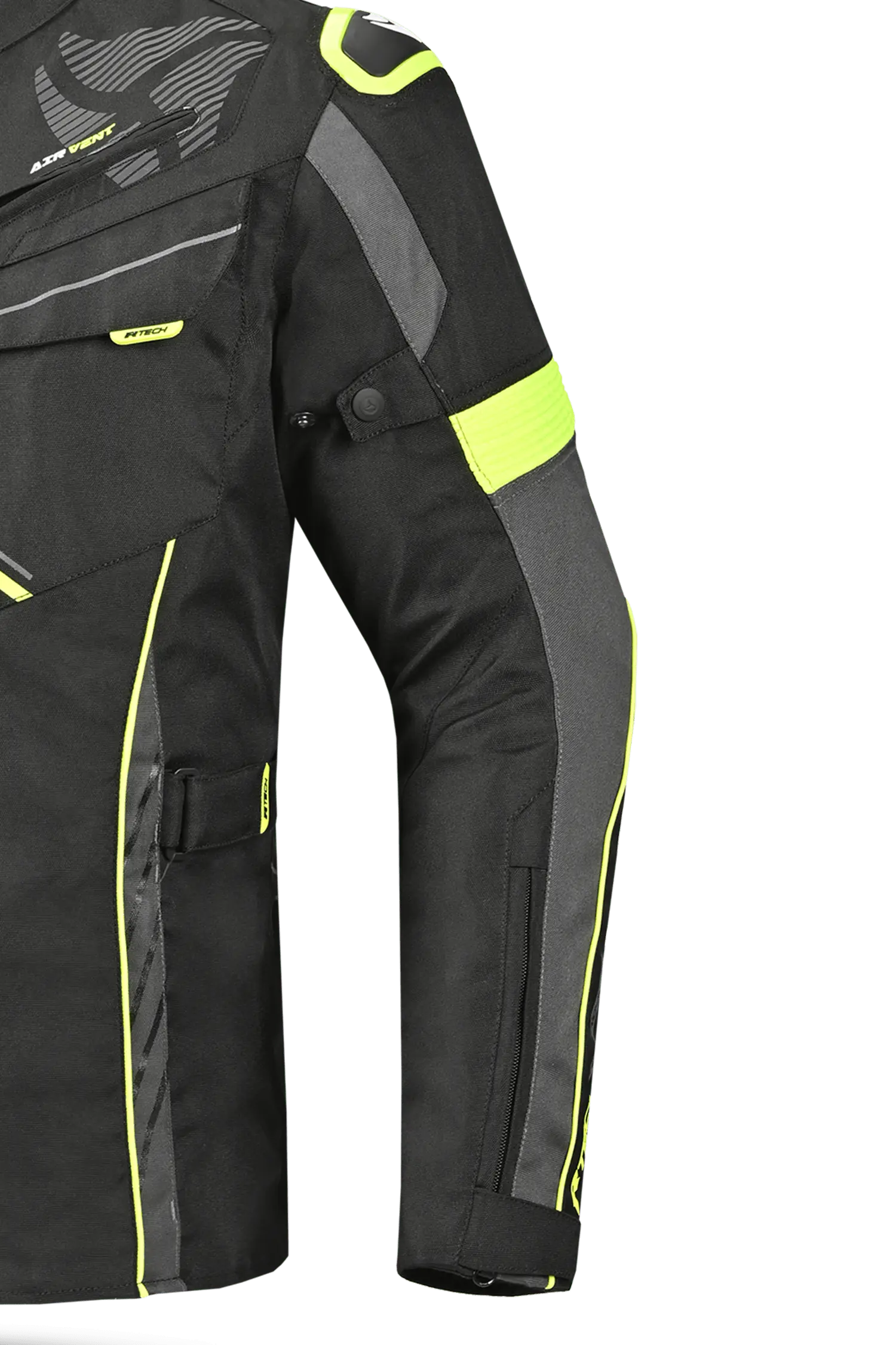 R-Tech Knight Rider Long Tre strati - Nero/Antracita/Giallo Flu 