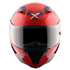 AXOR Helmets HUNTER SPEAR CASCHI INTEGRALE NERO ROSSO 