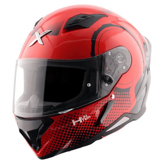 AXOR Helmets HUNTER SPEAR CASCHI INTEGRALE NERO ROSSO – Yamoto.it