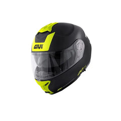 GIVI X20 EXPEDITION EVO Moto Integrali Modulare Caschi Nero Giallo 