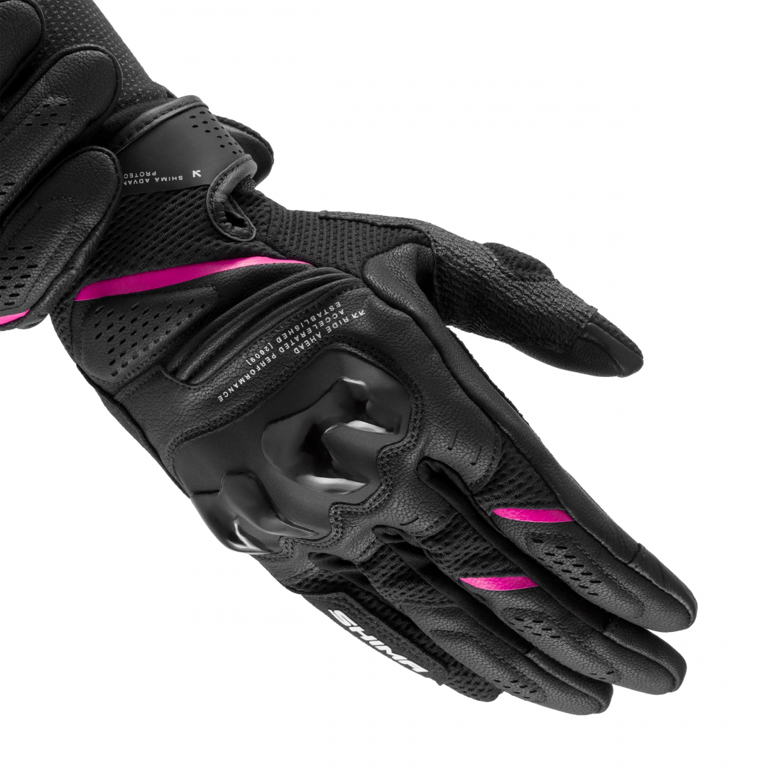 SHIMA SPARK 3.0 GUANTES DE MUJER NEGRO ROSA 