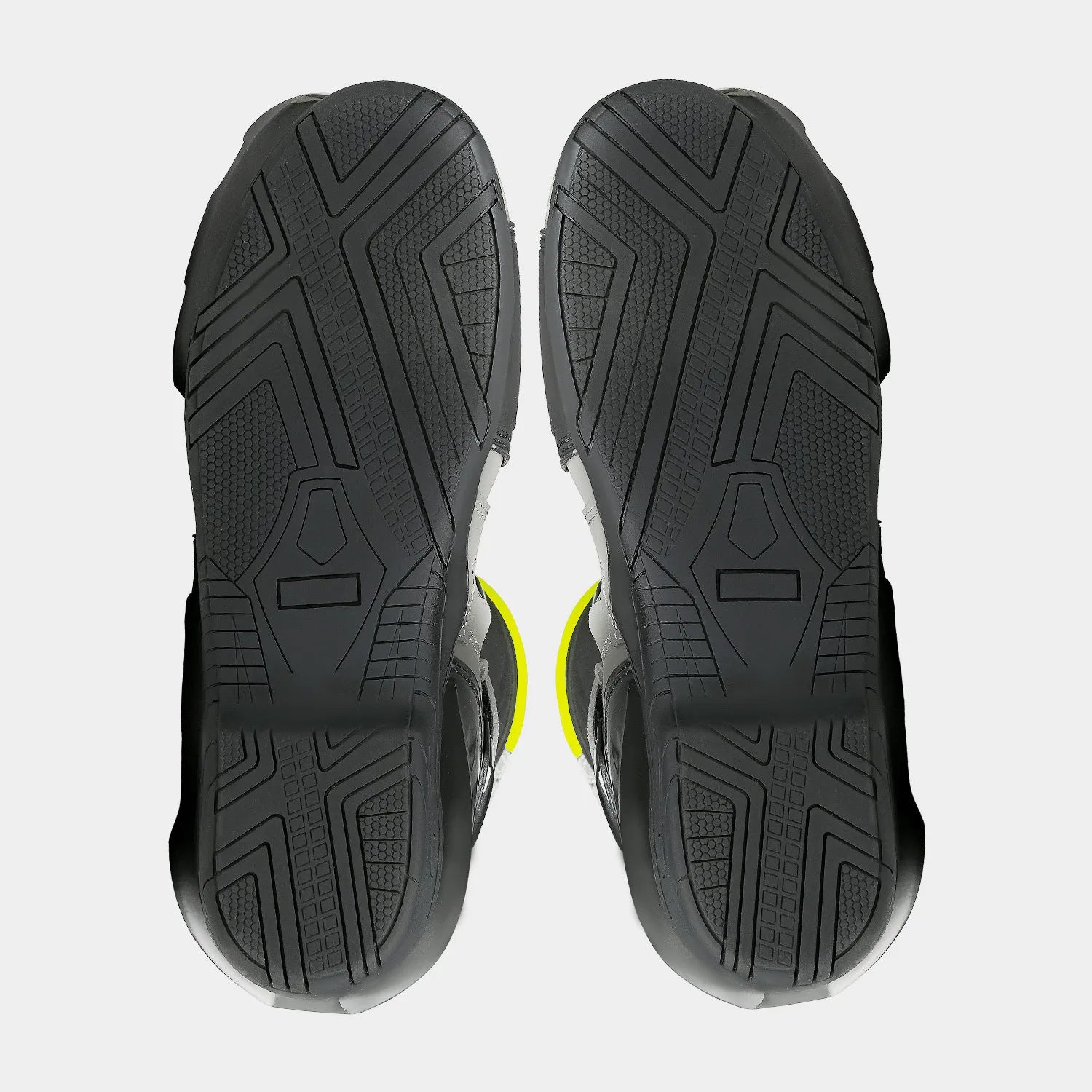 R-TECH TORNADO 2.0 STIVALI DI MOTO CORSA  NERO GRIGIO GIALLO FLUO 