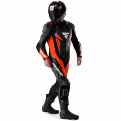 SHIMA MISSION RS TUTA DI MOTO UOMO 1PC NERO ROSSO