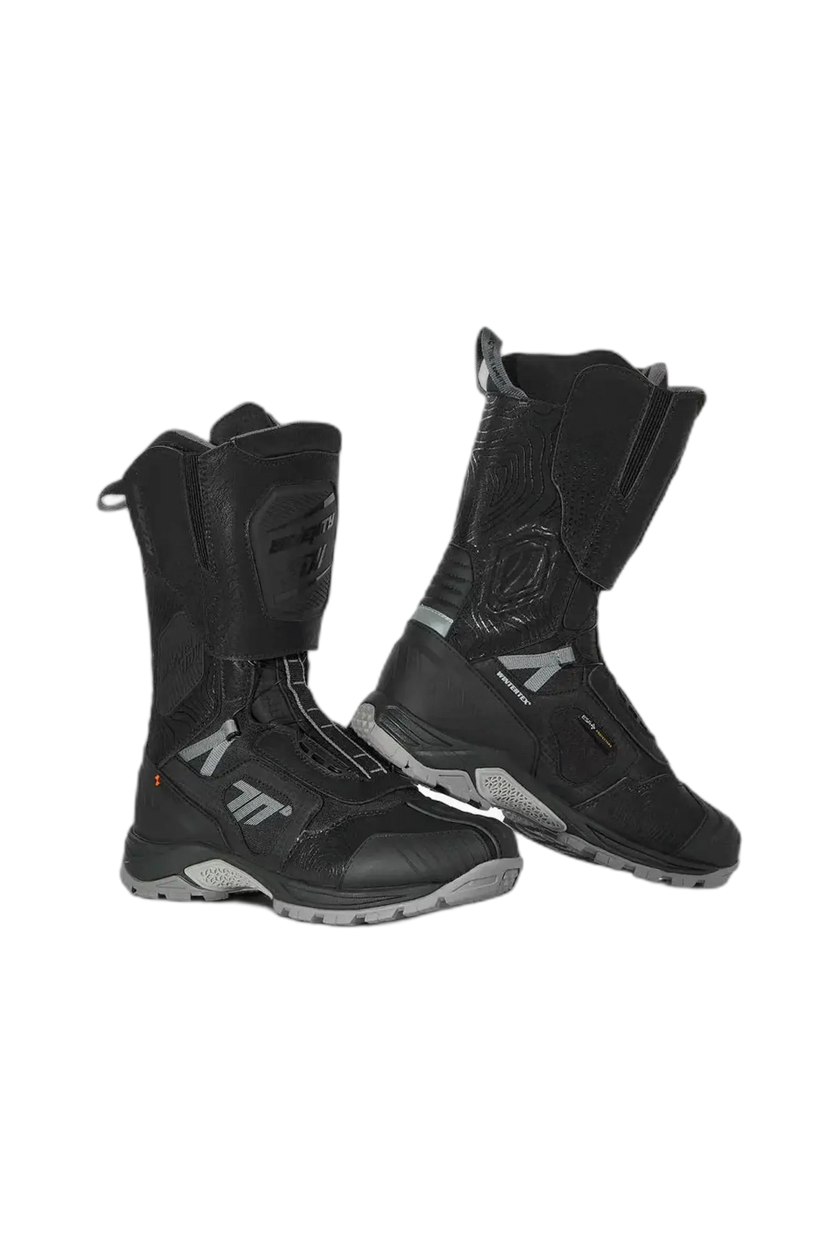 SEVENTY SD-BA6 STELVIO HIGH Botas De Motociclismo Unisex Negras Grises 