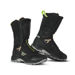 SEVENTY SD-BA6 STELVIO HIGH Botas De Moto Unisex Para Aventura Negro/Arena/Amarillo Fluor - BOTAS