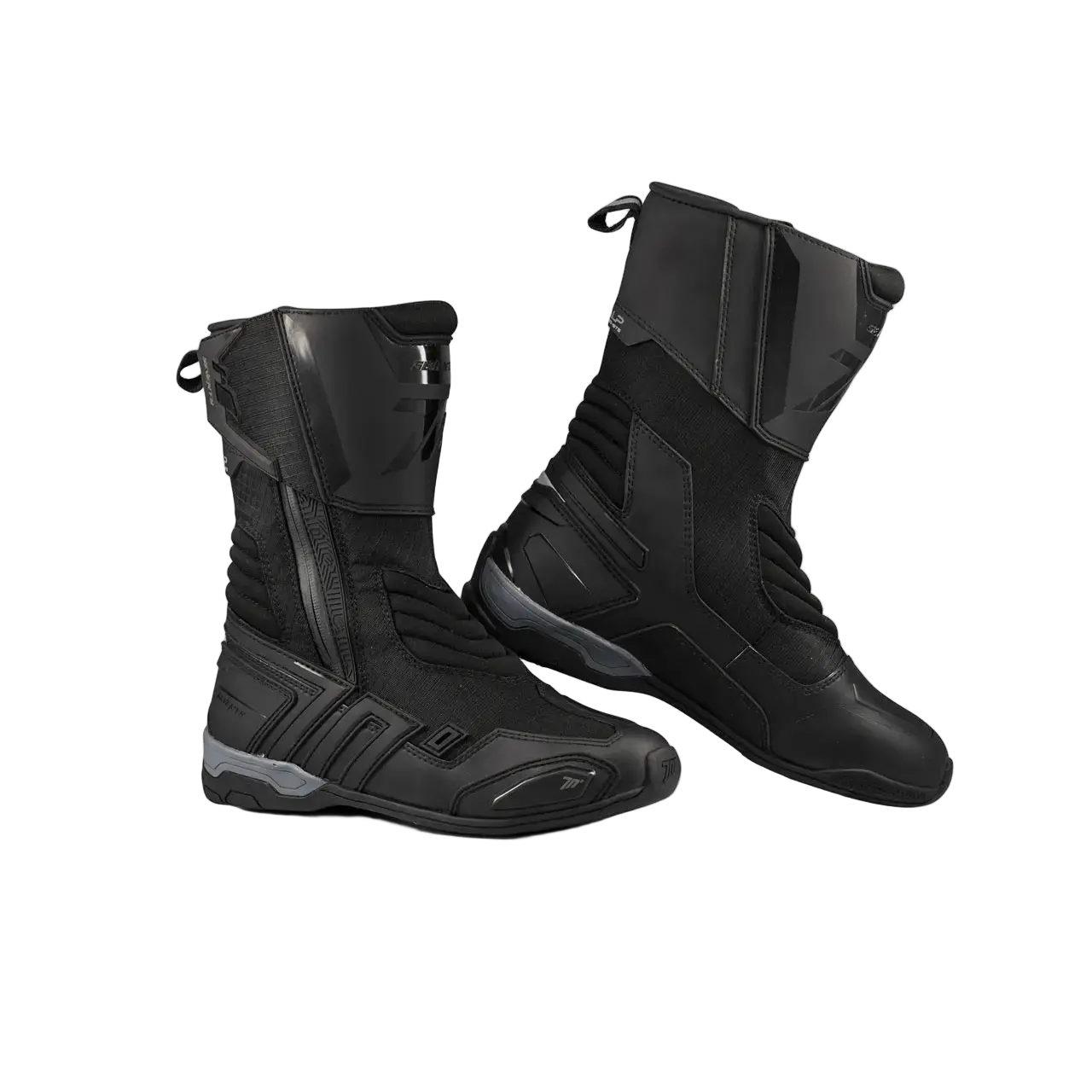 SEVENTY SD-BT5 OBERALP Stivali Moto Turismo Alti Neri 