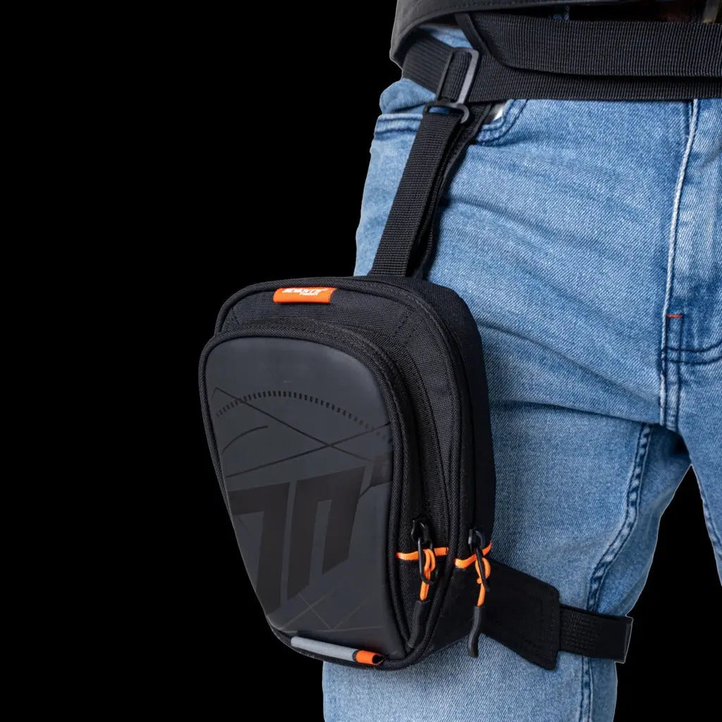 SEVENTY SD-TL1 negro Mochila para pierna para motociclista de aventura - Accesorios