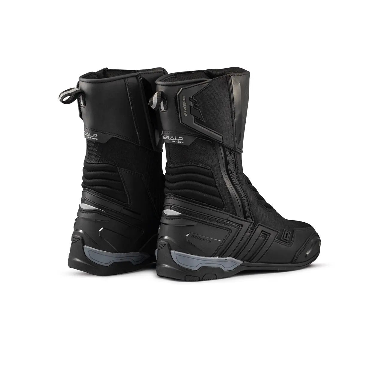 SEVENTY SD-BT5 OBERALP Moto Alti Turismo Stivali Nero