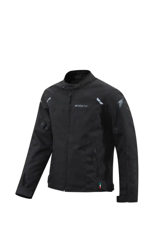 SEVENTY SD-JR65 PISTON Moto Nera Uomo Giacche