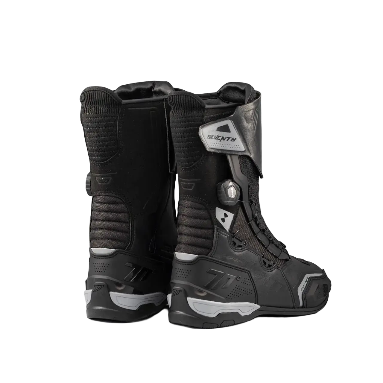 SEVENTY SD-BT9 GAVIA Sportivo Turismo Moto Stivali Nero 