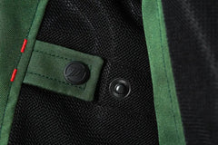 SEVENTY SD-JT66 CHAQUETA DE MOTO SAHARA PARA HOMBRE SAHARA VERDE EJÉRCITO/ROJO - SECURTEX MOTOR S.L (t/a MaximoMoto)