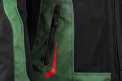 SEVENTY SD-JT66 CHAQUETA DE MOTO SAHARA PARA HOMBRE SAHARA VERDE EJÉRCITO/ROJO - SECURTEX MOTOR S.L (t/a MaximoMoto)