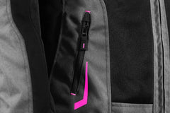 SEVENTY SD-JT68 Chaqueta Moto Verano Sahara Lady Gris/Fucsia - SECURTEX MOTOR S.L (t/a MaximoMoto)