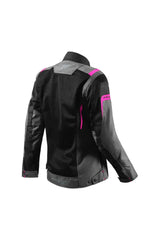 SEVENTY SD-JT68 Chaqueta Moto Verano Sahara Lady Gris/Fucsia