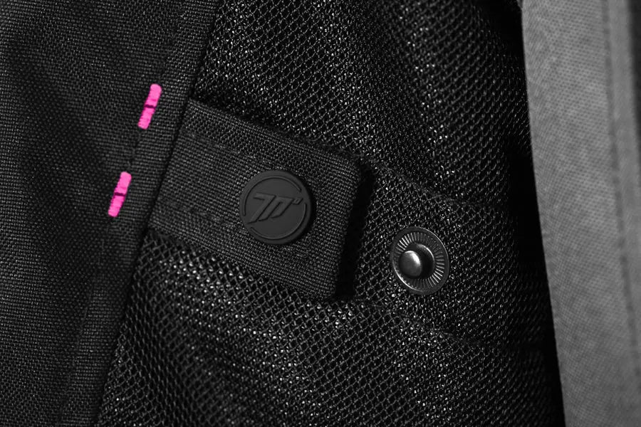 SEVENTY SD-JT68 Chaqueta Moto Verano Sahara Lady Gris/Fucsia - SECURTEX MOTOR S.L (t/a MaximoMoto)