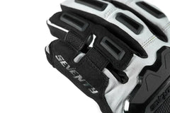 SEVENTY SD-T13 ASPEN LIGHT Moto Uomo Guanti Grigio Giallo Fluorescente