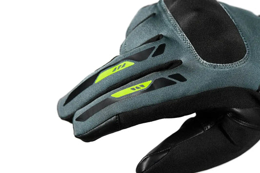 SEVENTY SD-T57 GIAU Invernali Moto Uomo Guanti Neri Grigi Gialli Fluorescenti