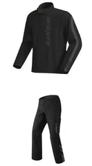 SEVENTY SD-S5 Moto Monsoon Tuta Antipioggia Nero