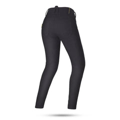 SHIMA NOX 2.0 WAX JEANS DE MOTO MUJER LARGO NEGRO 