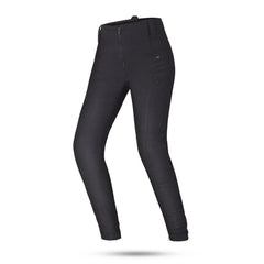 SHIMA NOX 2.0 WAX JEANS DE MOTO MUJER LARGO NEGRO 