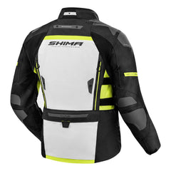SHIMA DUNE CHAQUETA TEXTIL DE MOTO HOMBRE AMARILLO 