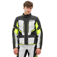 SHIMA DUNE CHAQUETA TEXTIL DE MOTO HOMBRE AMARILLO 