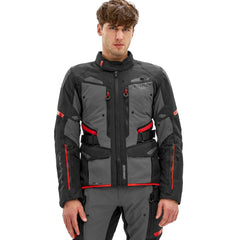 SHIMA DUNE CHAQUETA TEXTIL DE MOTO HOMBRE NEGRO ROJO 