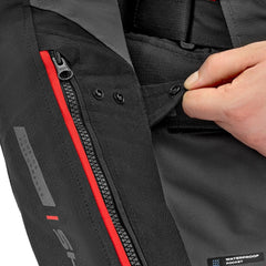 SHIMA DUNE CHAQUETA TEXTIL DE MOTO HOMBRE NEGRO ROJO 