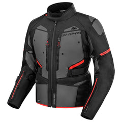 SHIMA DUNE CHAQUETA TEXTIL DE MOTO HOMBRE NEGRO ROJO 