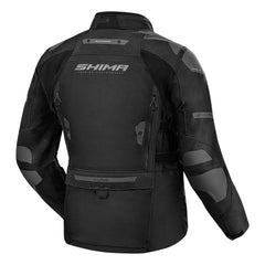 SHIMA DUNE CHAQUETA TEXTIL DE MOTO HOMBRE NEGRO 