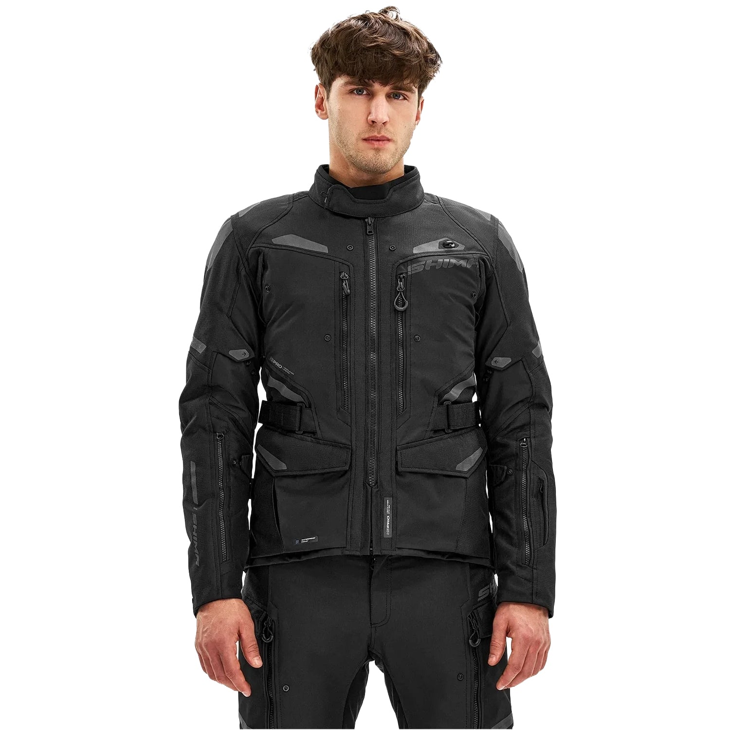 SHIMA DUNE CHAQUETA TEXTIL DE MOTO HOMBRE NEGRO 