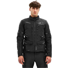 SHIMA DUNE CHAQUETA TEXTIL DE MOTO HOMBRE NEGRO 