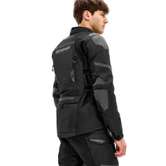 SHIMA DUNE CHAQUETA TEXTIL DE MOTO HOMBRE NEGRO 