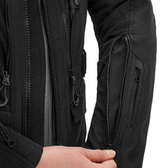 SHIMA DUNE CHAQUETA TEXTIL DE MOTO HOMBRE NEGRO 