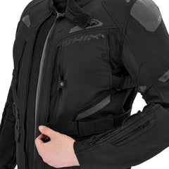 SHIMA DUNE CHAQUETA TEXTIL DE MOTO HOMBRE NEGRO 
