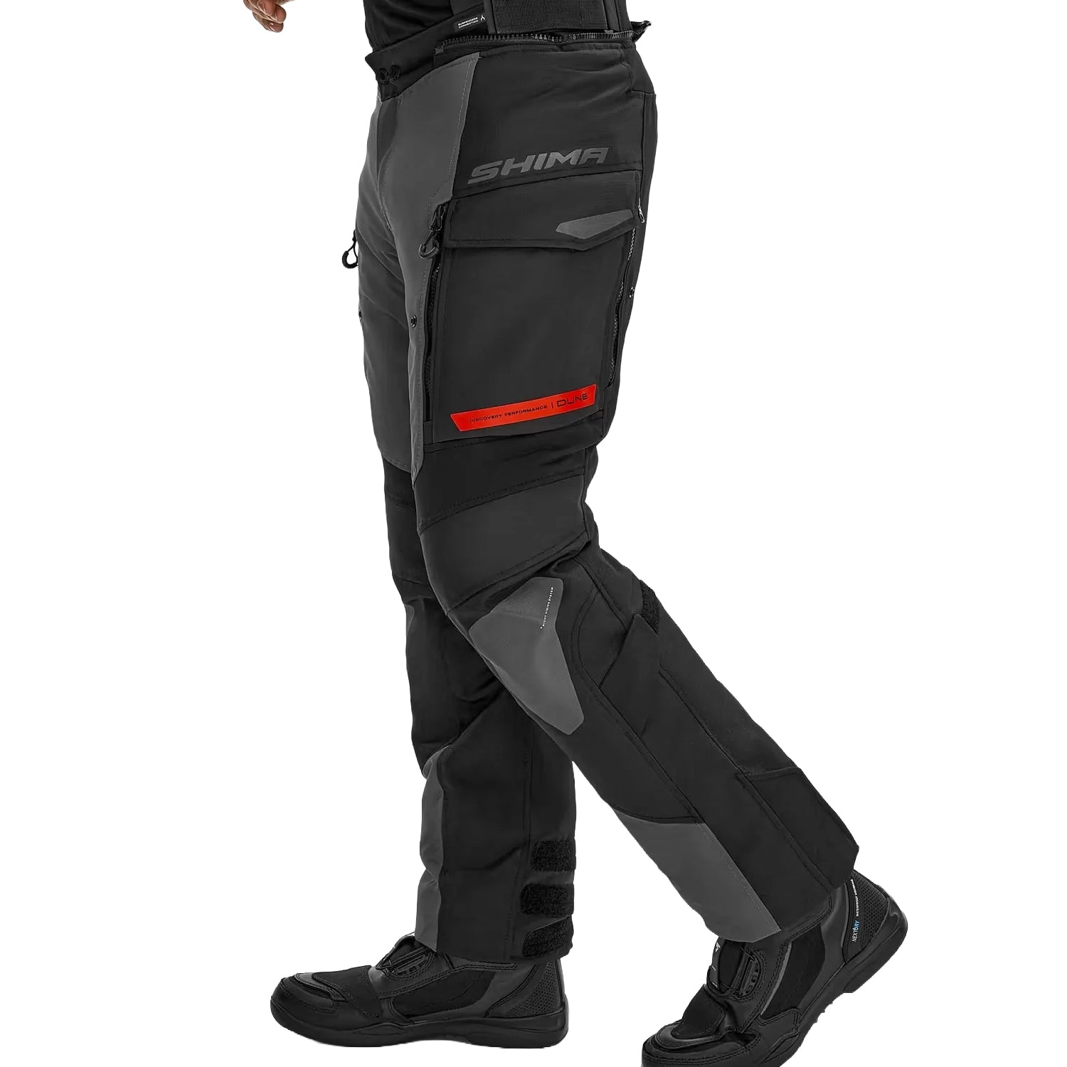 SHIMA DUNE PANTALONE TEXTIL DE MOTO HOMBRE ROJO 