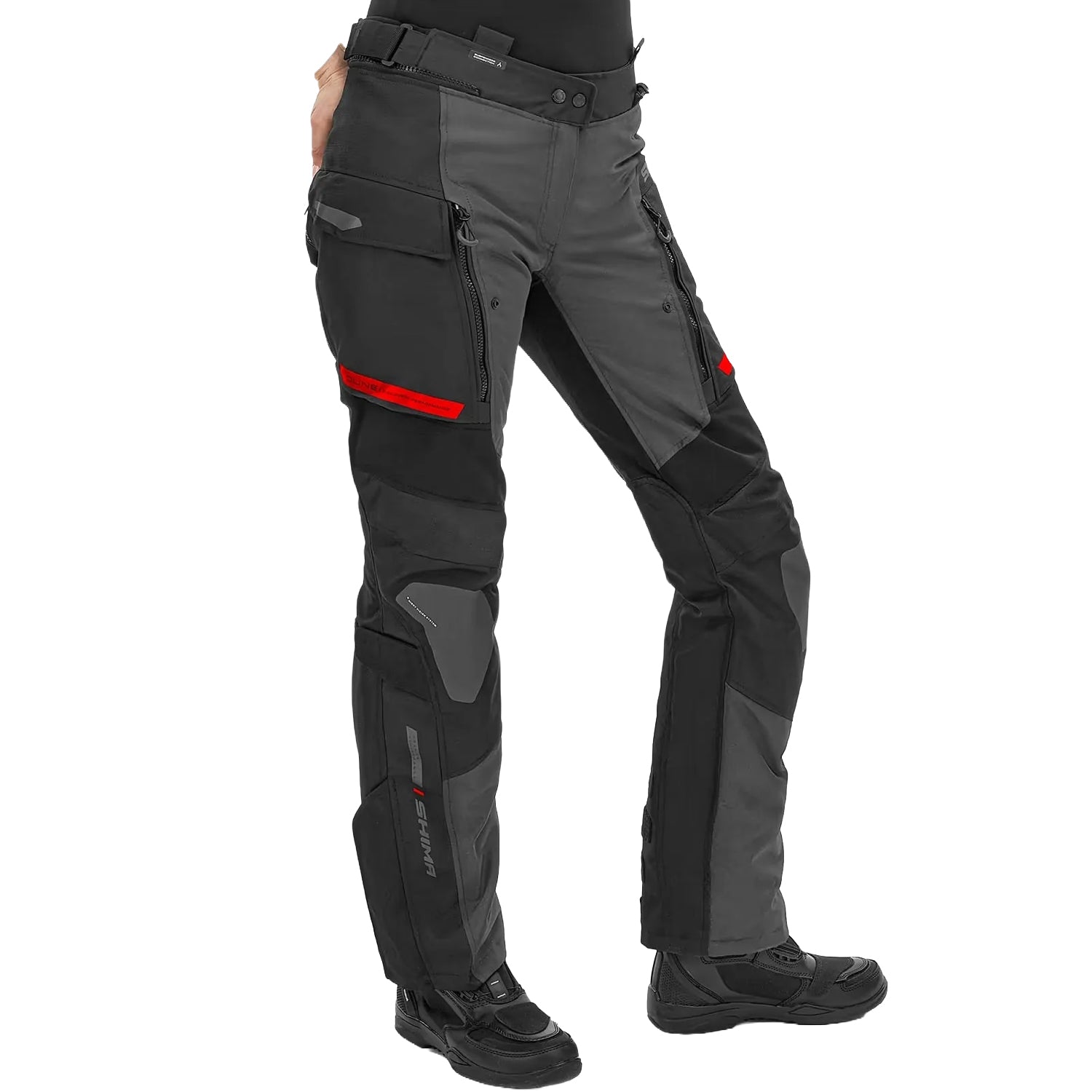 SHIMA DUNE PANTALONE TEXTIL DE MOTO MUJER ROJO 
