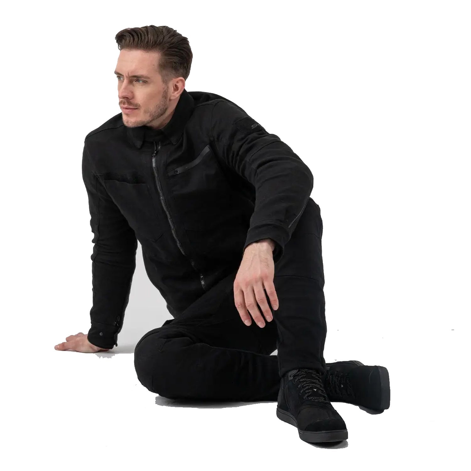 SHIMA GIRO CHAQUETA DE MOTO HOMBRE NEGRO 